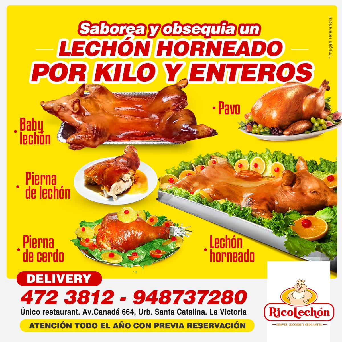 EN NAVIDAD TE LLEVAMOS FUENTE DE RICO PAVO HORNEADO A CASA